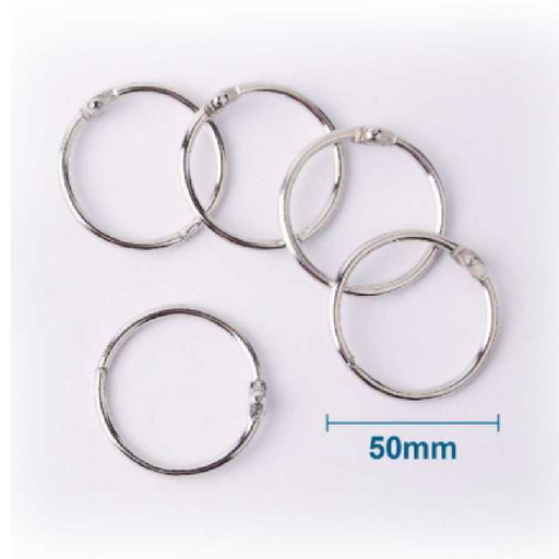 Book Rings 50 3pcs
