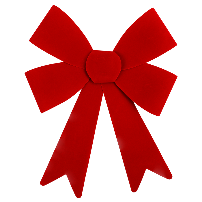 Bow Flocked 38x58cm | Christmas Decorations, Gifts, and Accessories by Casaliving