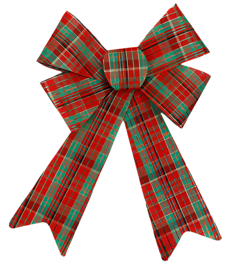 Bow Tartan 23x38cm | Christmas Decorations, Gifts, and Accessories by Casaliving