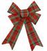 Bow Tartan 23x38cm | Christmas Decorations, Gifts, and Accessories by Casaliving