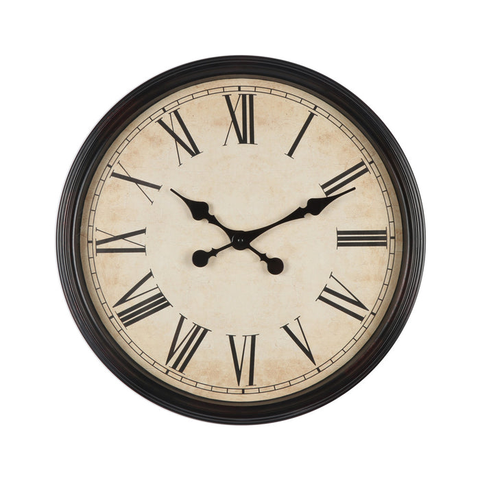 Brown Plastic Wall Clock   | Clocks and Wall clocks by Casaliving&nbsp;