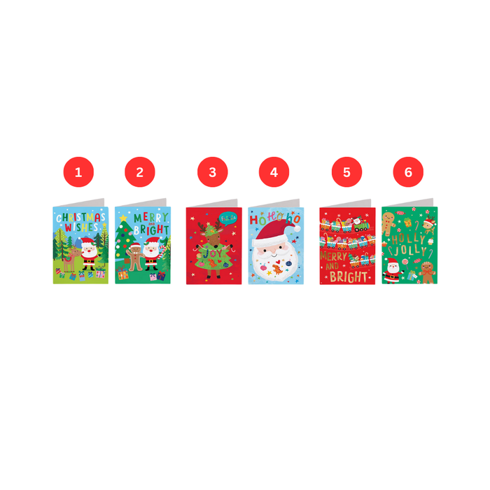 FSC MIX CARD BXD CHRISTMAS DLX 10PK KIDS