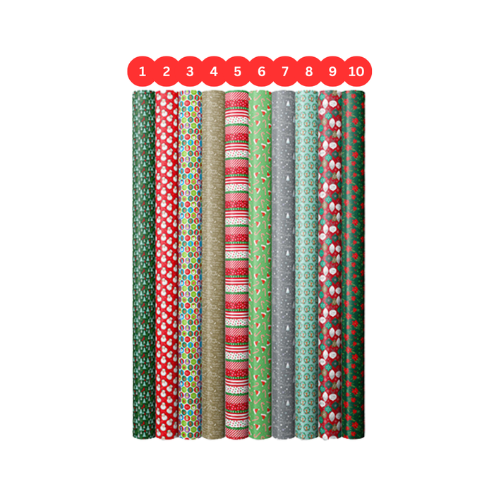 FSC MIX RWRAP CHRISTMAS 10MX700MM VALUE