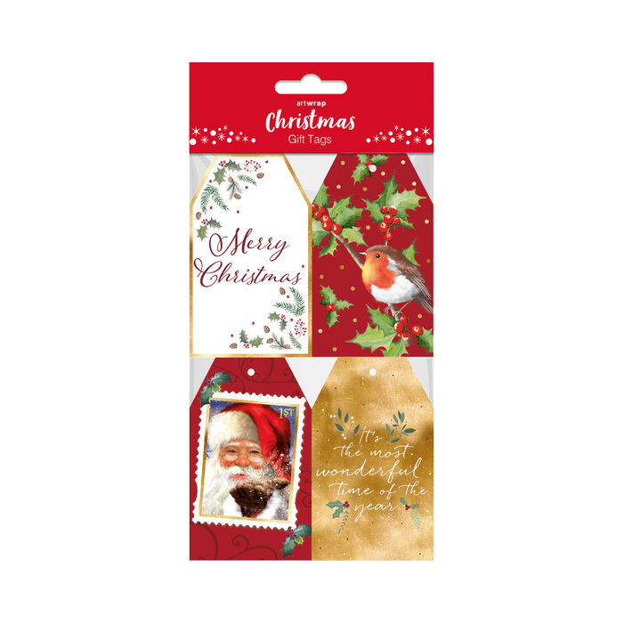 FSC MIX TAG GIFT 20PK CHRISTMAS TRAD