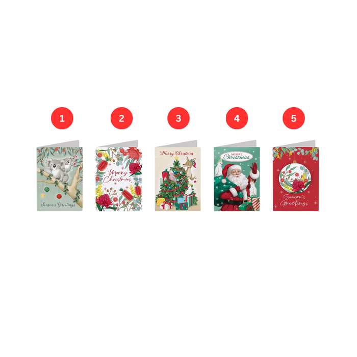 FSC MIX CARD CHRISTMAS VALUE 10PK AUST