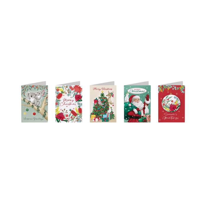 FSC MIX CARD CHRISTMAS VALUE 10PK AUST