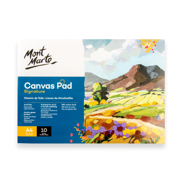 Canvas Pad A4 10 Sheets