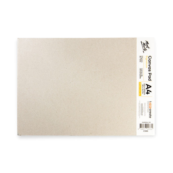 Canvas Pad A4 10 Sheets