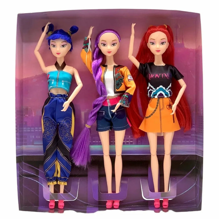 K-Pop Demon Hunter Kids Doll – Anime Style Action Figure Toy for Ages 5–12 | Birthday & Christmas Gift