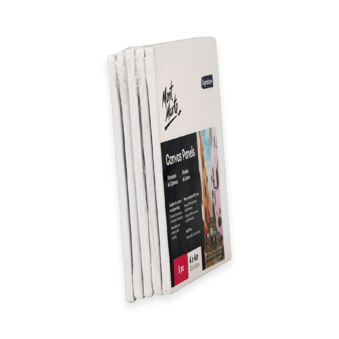 Canvas Panels Pack 5 10.2 × 10.2cm
