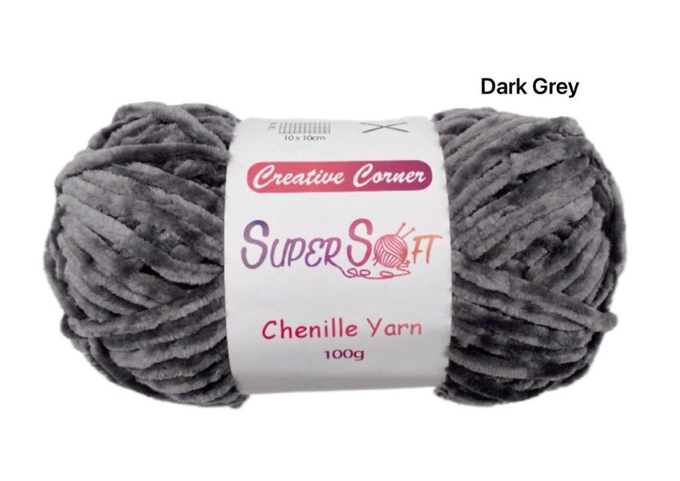 SUPER SOFT CHENILLE YARN (MULTI-COLORS)