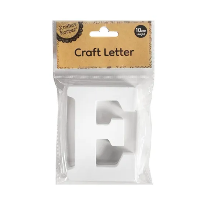 10cm Craft Alphabet Lettters - E