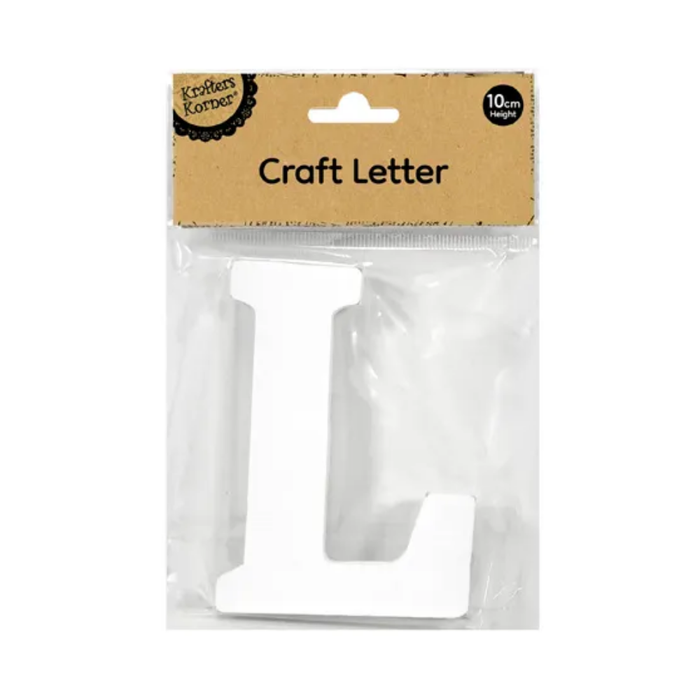 10cm Craft Alphabet Lettters - L