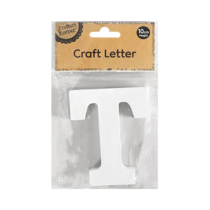10cm Craft Alphabet Lettters - T