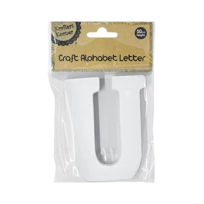 10cm Alphabet Letters - U [144/12]