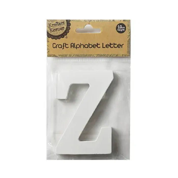 10cm Alphabet Letters - Z [144/12]