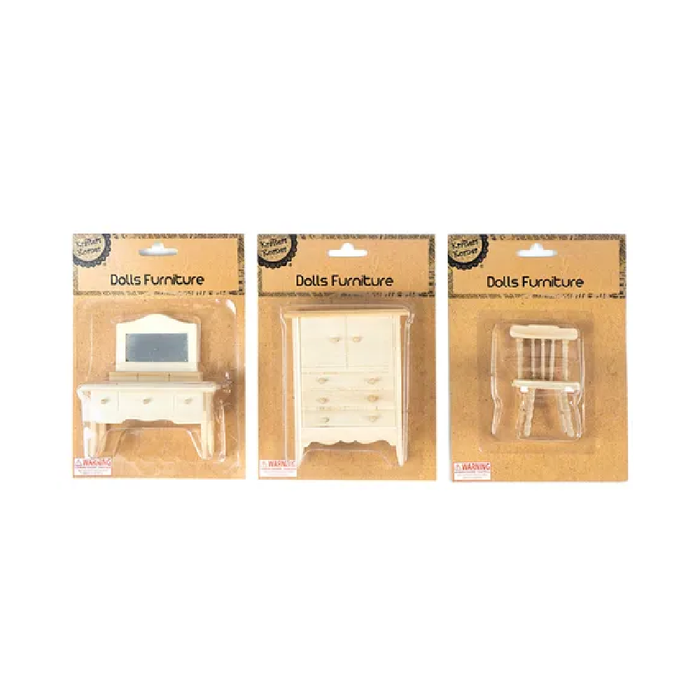 Dollhouse Furniture - Wooded [72/12]