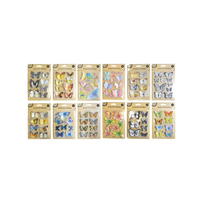 3D Butterfly Stickers [144/12]