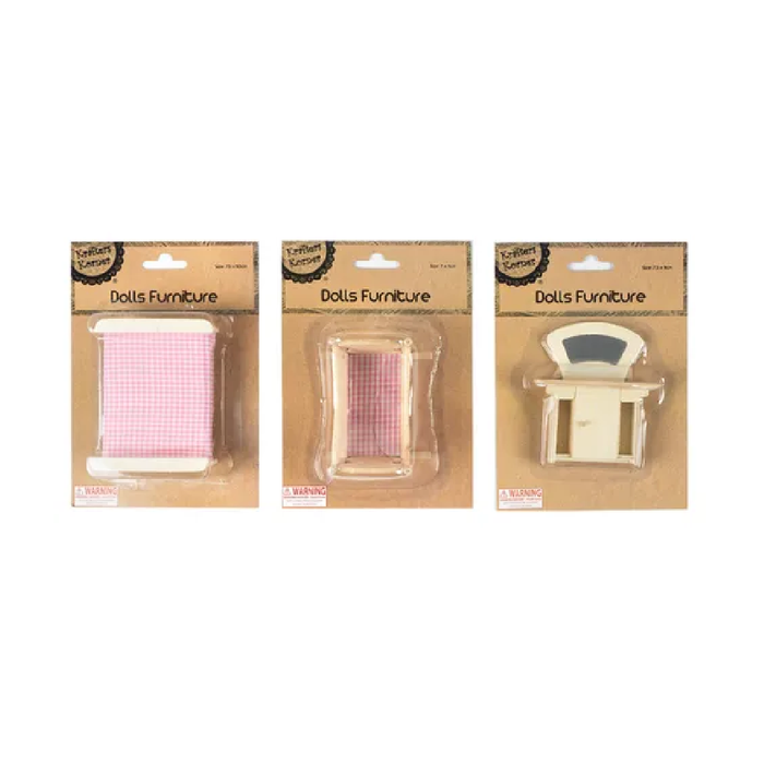 Dollhouse Furniture - Wooded [72/12]