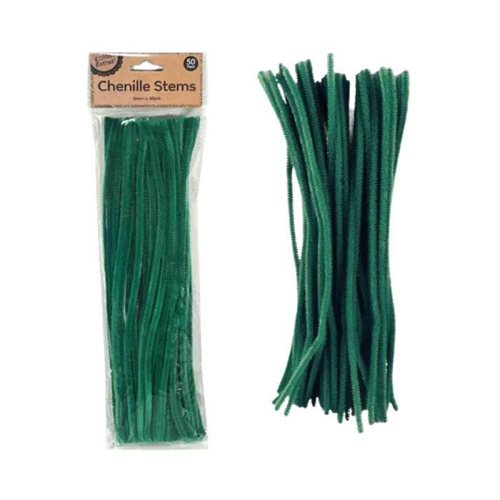 Chenille Stems Green