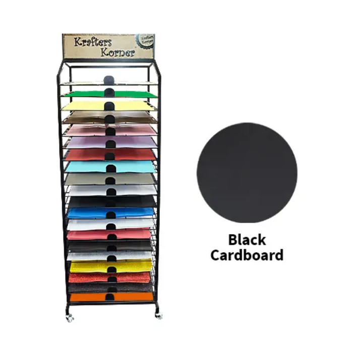 Black Cardboard Sheet 50 × 63cm