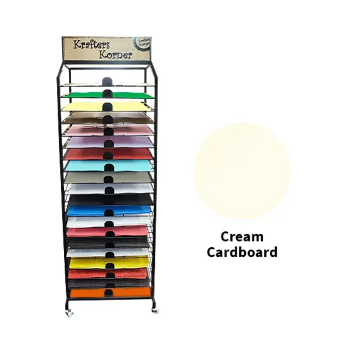 Cream Cardboard Sheet 50 × 63cm