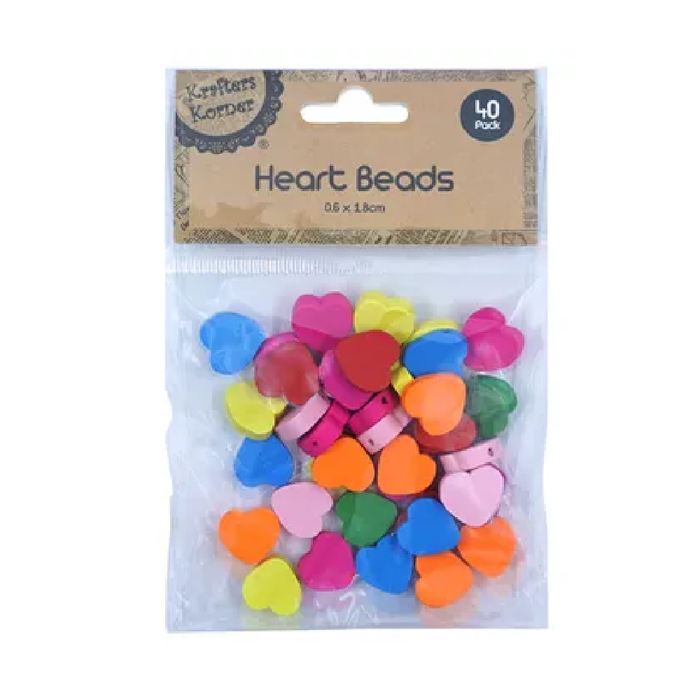 Colour Heart Beads/40 [72/12]