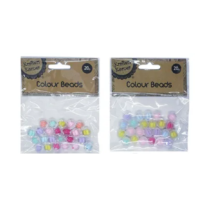 Inside Colour Bead Ribbed- 20G [144/12]