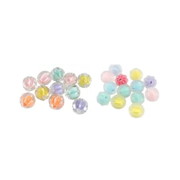 Inside Colour Bead Ribbed- 20G [144/12]