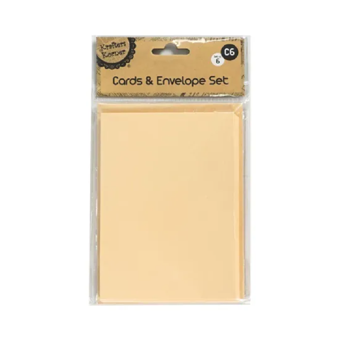 C6 Cards & Envelopes - Butter/6 [144/12]
