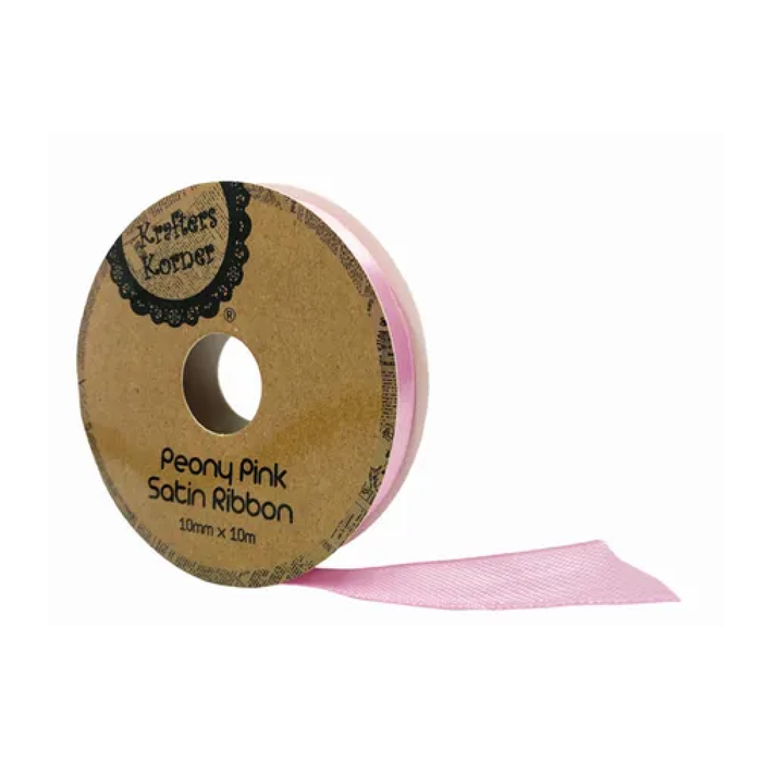 Satin Peony Ribbon 10× 10m [480/12]