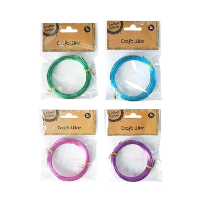 Coloured Craft Wire 5M [288/12]