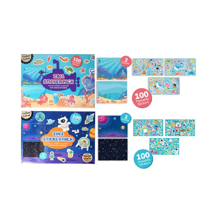 2 In 1 Sticker Pack [48/12]