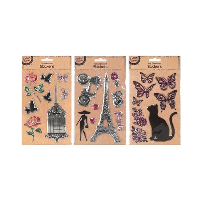 Foil Embossed Stickers [288/12]
