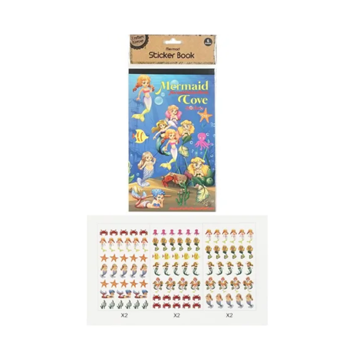 Sticker Book 6 Sheets 3 Des [144/12]