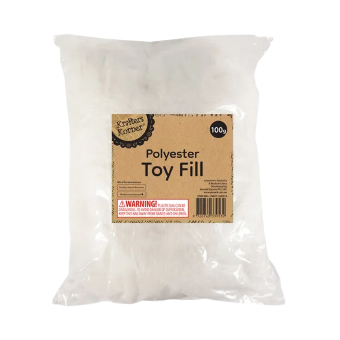 Toy Polyester Fibre Fill (100g)