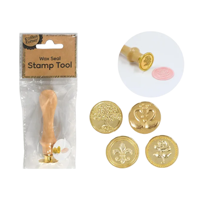 Sealing Wax Stamp Tool & Brass Head