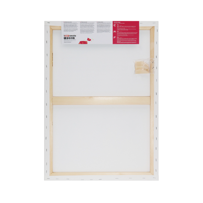 Signature Single Thick Canvas Pine Frame 50 × 70cm