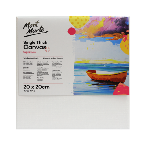 Casaliving 20x20cm Single Thick Canvas Pine Frame