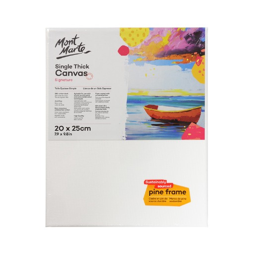 Casaliving 20x25cm Single Thick Canvas Pine Frame