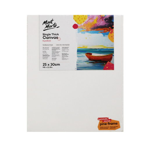 Casaliving 25x30cm Single Thick Canvas Pine Frame
