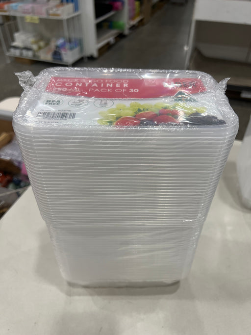 Casaliving 30-Pack 750ml Reusable Take Away Containers