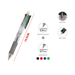 Casaliving 4 Color Retractable Ballpoint Pen 14.5cm 0.5 | Pens