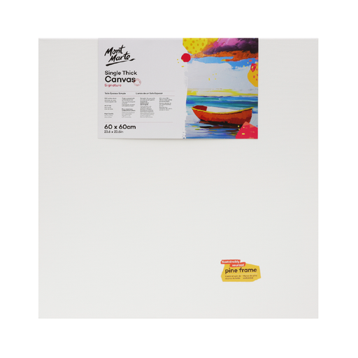 Casaliving 60x60cm Single Thick Canvas Pine Frame