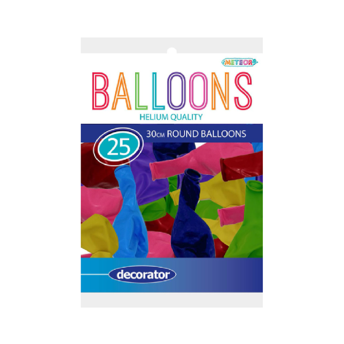 Casaliving Assorted 12" Decorator Balloons 25pk