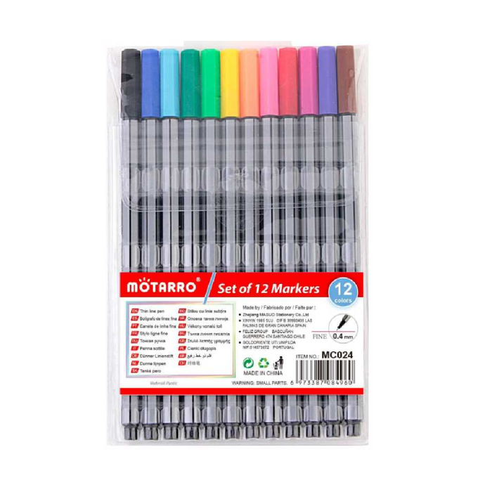 Casaliving Assorted Color Markers 12pcs