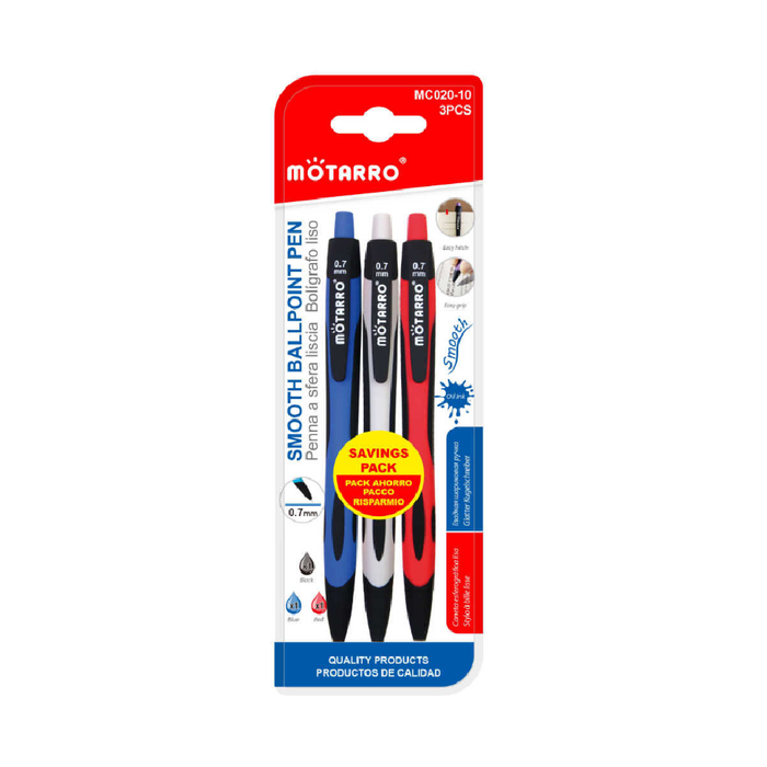 Casaliving Ballpoint Pens Assorted 3pcs
