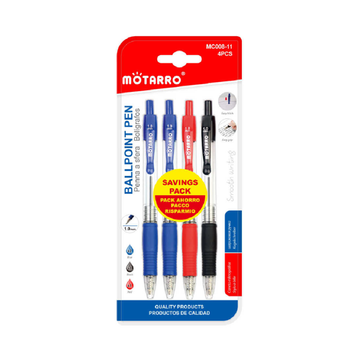 Casaliving Ballpoint Pens Assorted 4pcs