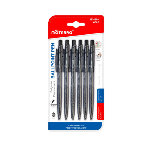 Casaliving Ballpoint Pens Black 6pcs