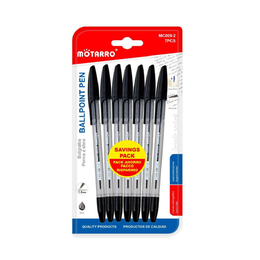 Casaliving Ballpoint Pens Black 7pcs
